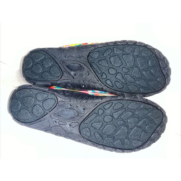 Lands End Woman’s Floral Multi Colored Water Shoes Size 10B - Picture 5 of 9